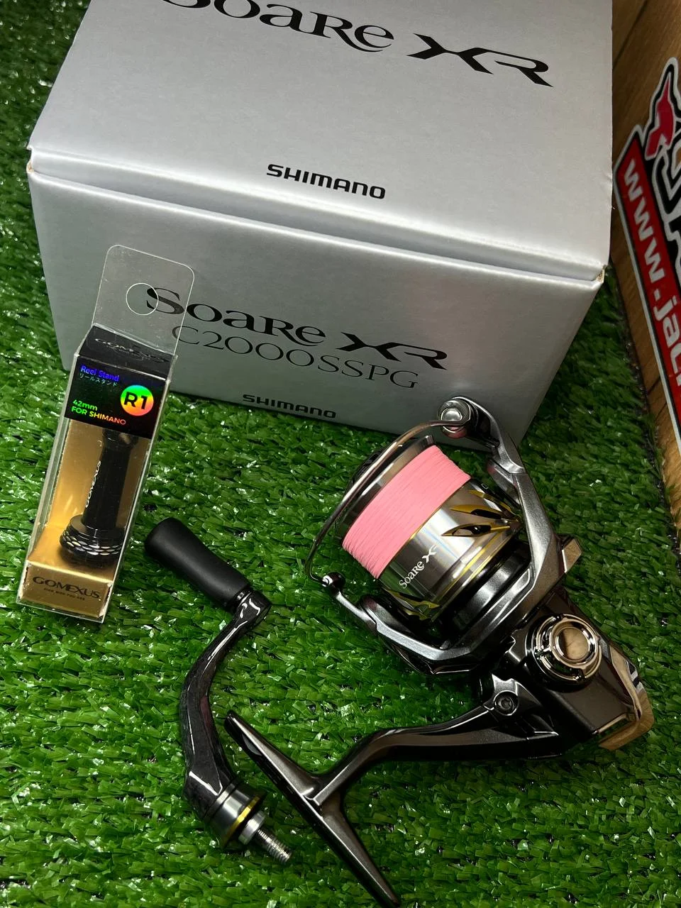 Котушка Shimano Soare XR C2000SSPG (з рілстендом Gomexus)