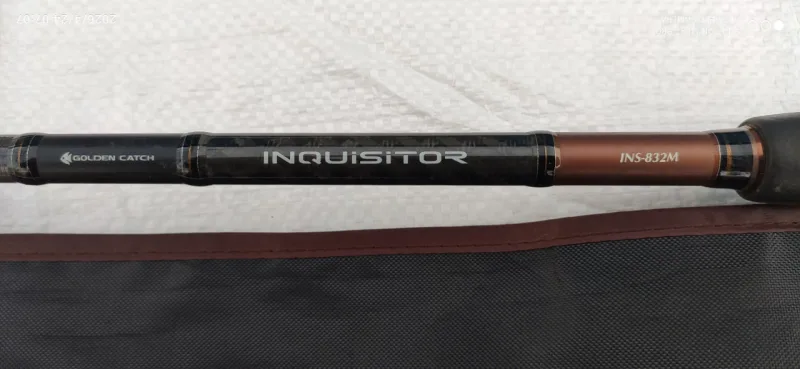 Нижня частина (комель) спінінга Golden Catch Inquisitor INS-832M 2.51м 6-24г (з чохлом)