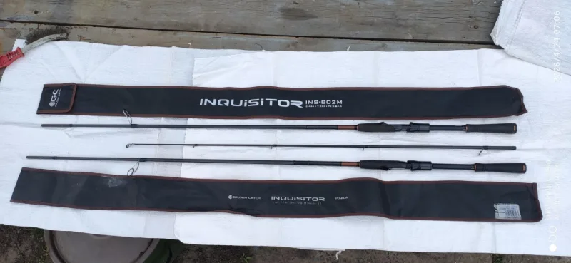 Нижня частина (комель) спінінга Golden Catch Inquisitor INS-832M 2.51м 6-24г (з чохлом)