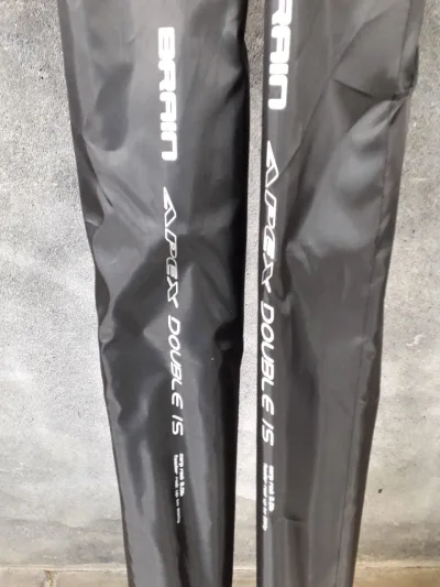 Набір: коропово-фідерні вудилища Brain Apex Double 4.50м 250г (2 шт.) та котушки Okuma Custom Black CB60 (2 шт.)