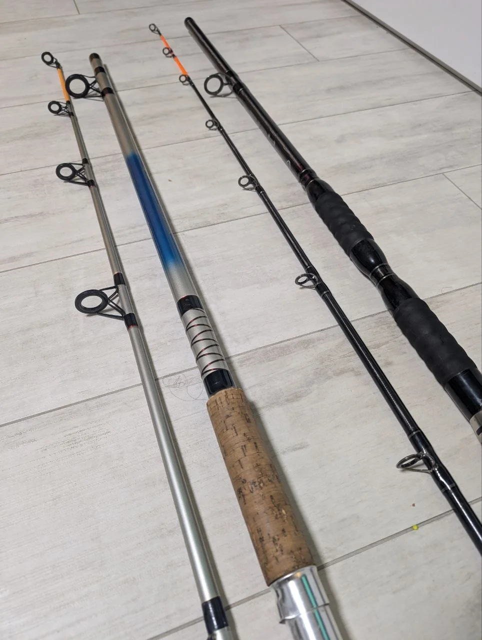 Набір сомових вудилищ: Shimano Forcemaster AX Catfish (3.00м, до 500г) та Shark Destiny 2702 (2.70м, 200-250г, б/в)