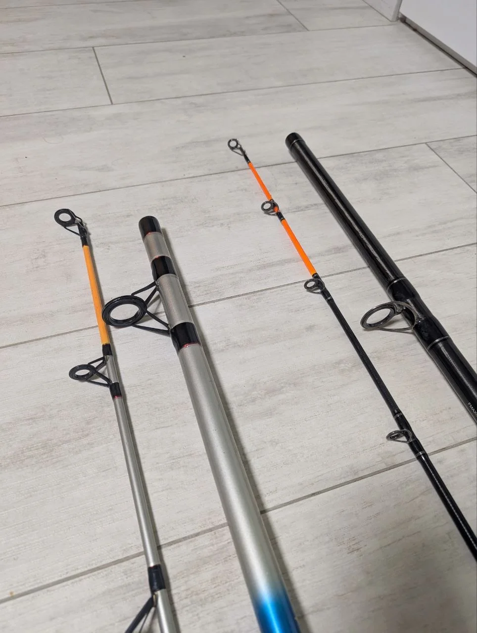 Набір сомових вудилищ: Shimano Forcemaster AX Catfish (3.00м, до 500г) та Shark Destiny 2702 (2.70м, 200-250г, б/в)
