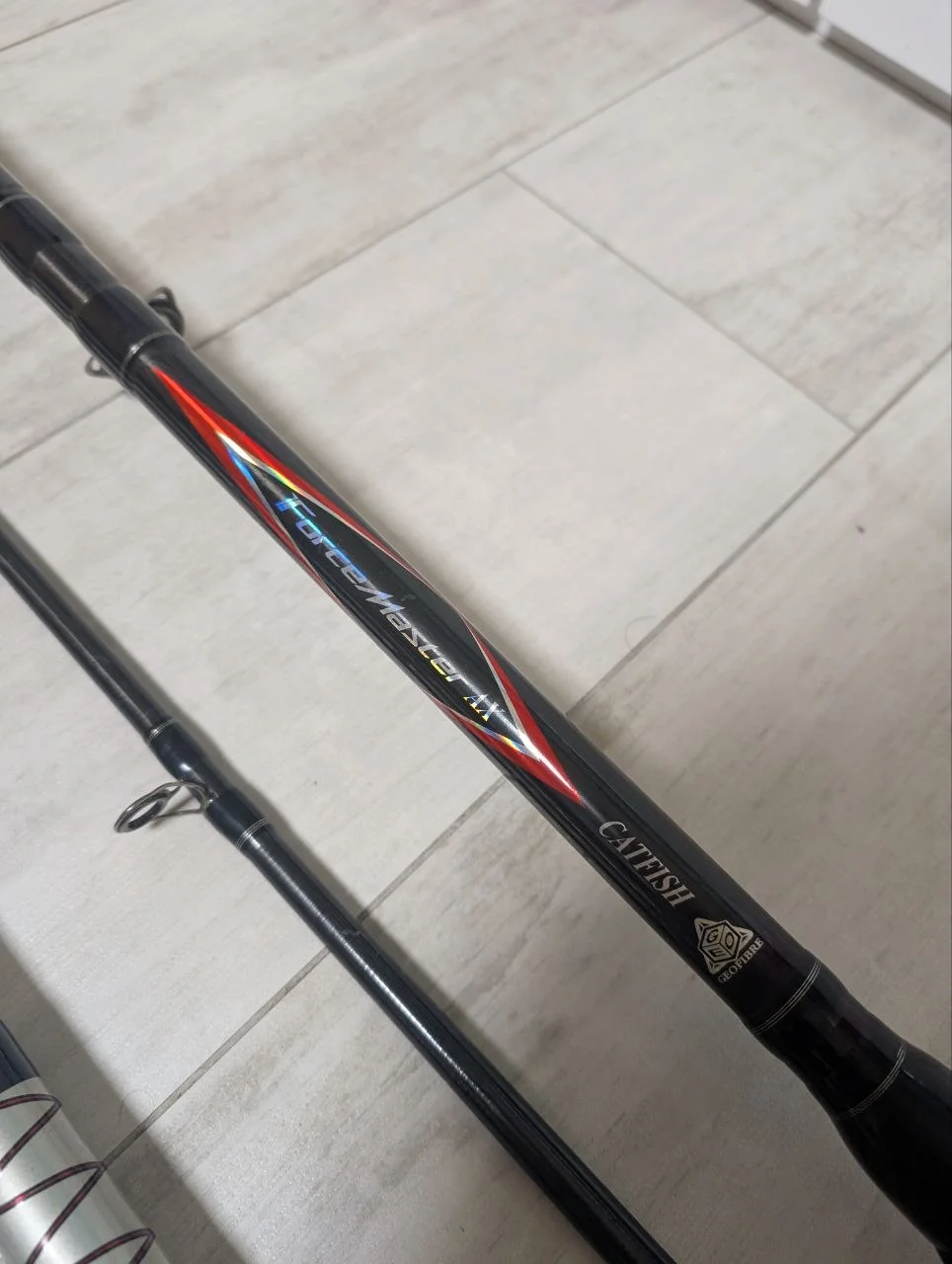 Набір сомових вудилищ: Shimano Forcemaster AX Catfish (3.00м, до 500г) та Shark Destiny 2702 (2.70м, 200-250г, б/в)
