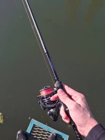 Комплект: спінінг Azura Safina-X (2.70м, 8-36г, дефект кільця) та котушка Daiwa 20 Exceler LT 4000-C (зі шнуром)