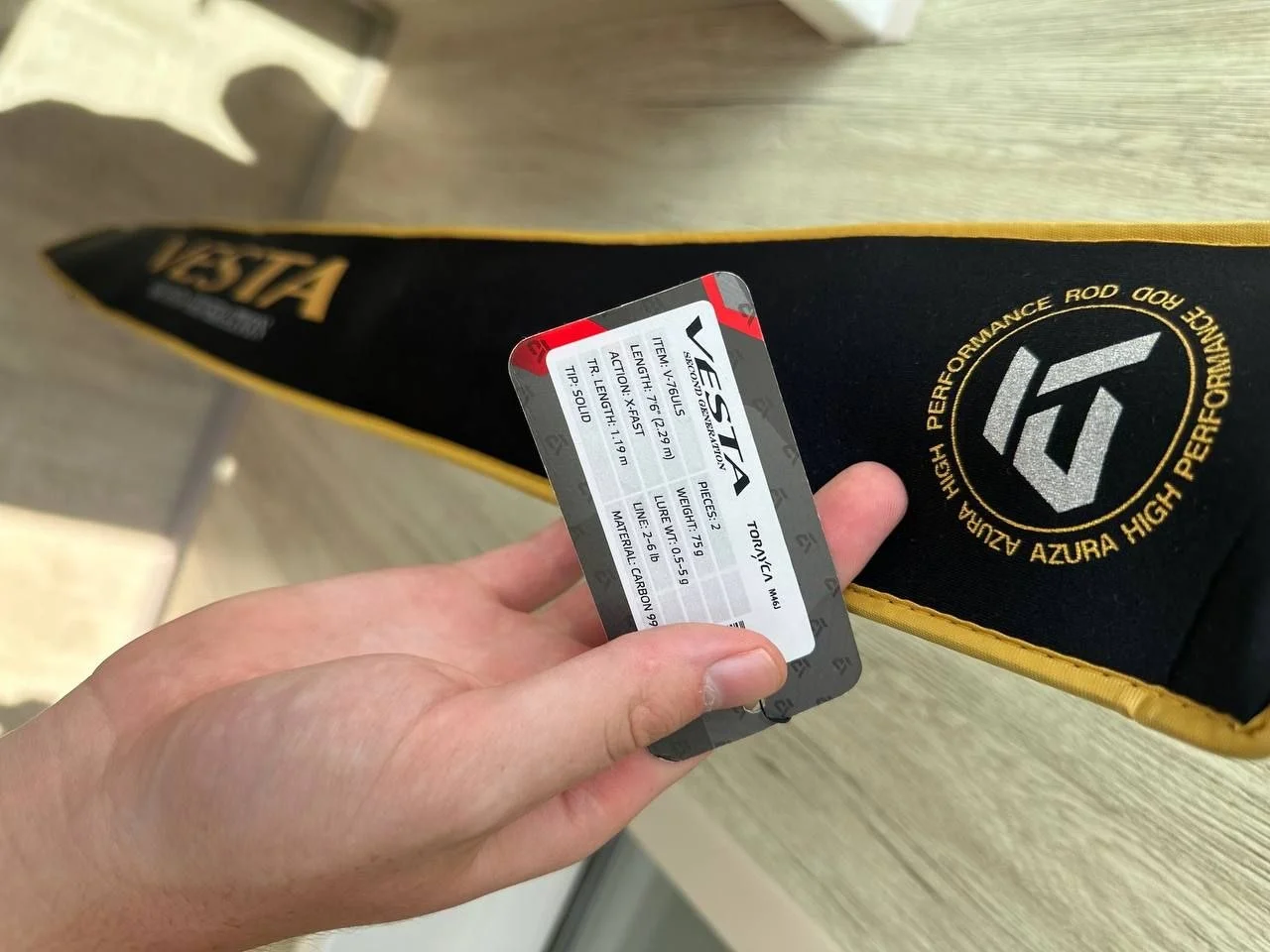 Спінінг Azura Vesta VST-76ULS New Generation (2.29м, 0.5-5г, б/в)