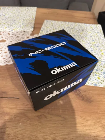 Коропова котушка Okuma INC-6000 (з жилкою та шок-лідером, одна тестова рибалка)