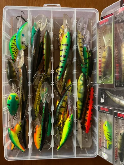 Набір воблерів Rapala, Salmo, Bomber, Perch (44 шт., б/в, стан ідеальний)