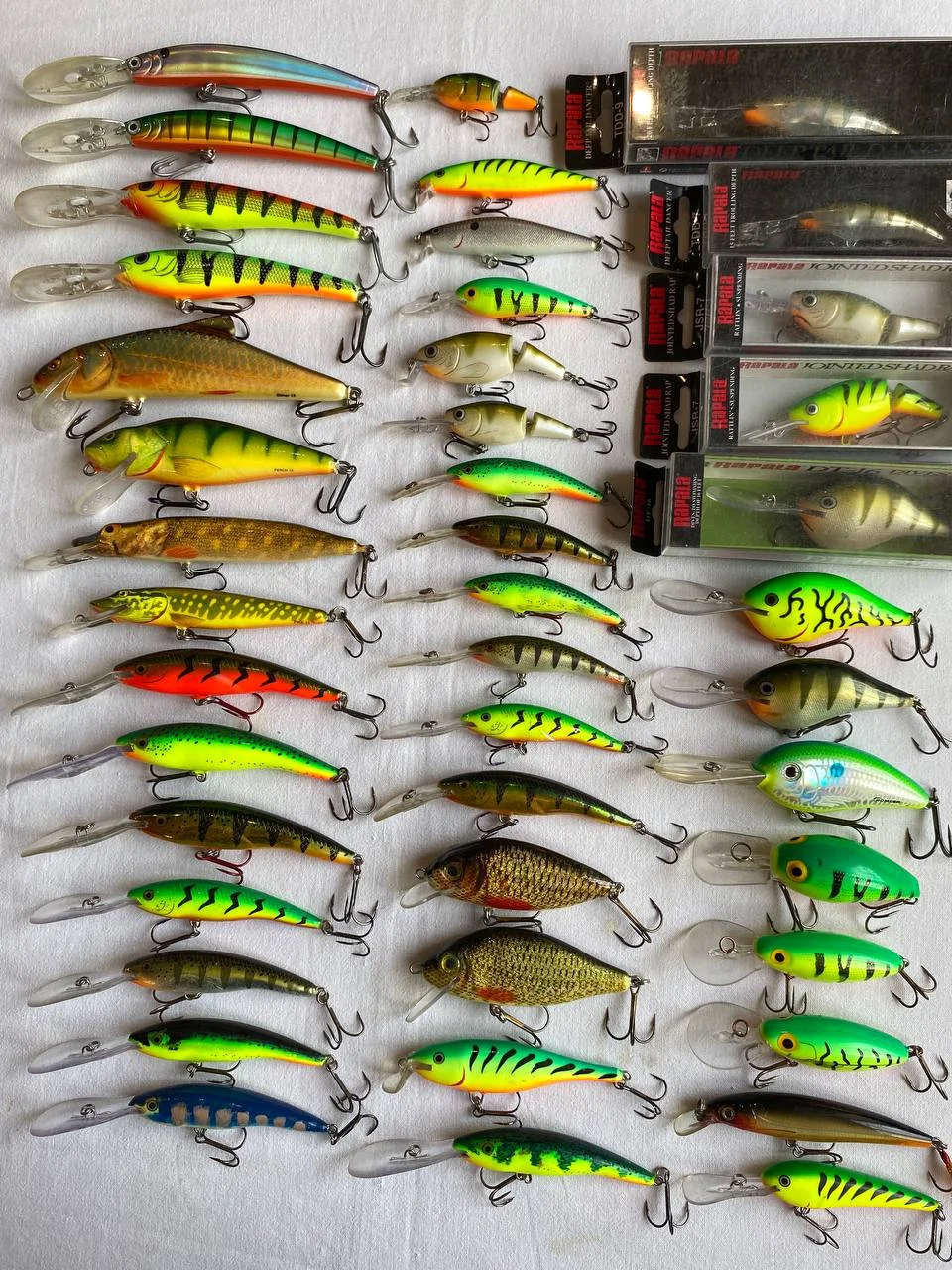 Набір воблерів Rapala, Salmo, Bomber, Perch (44 шт., б/в, стан ідеальний)