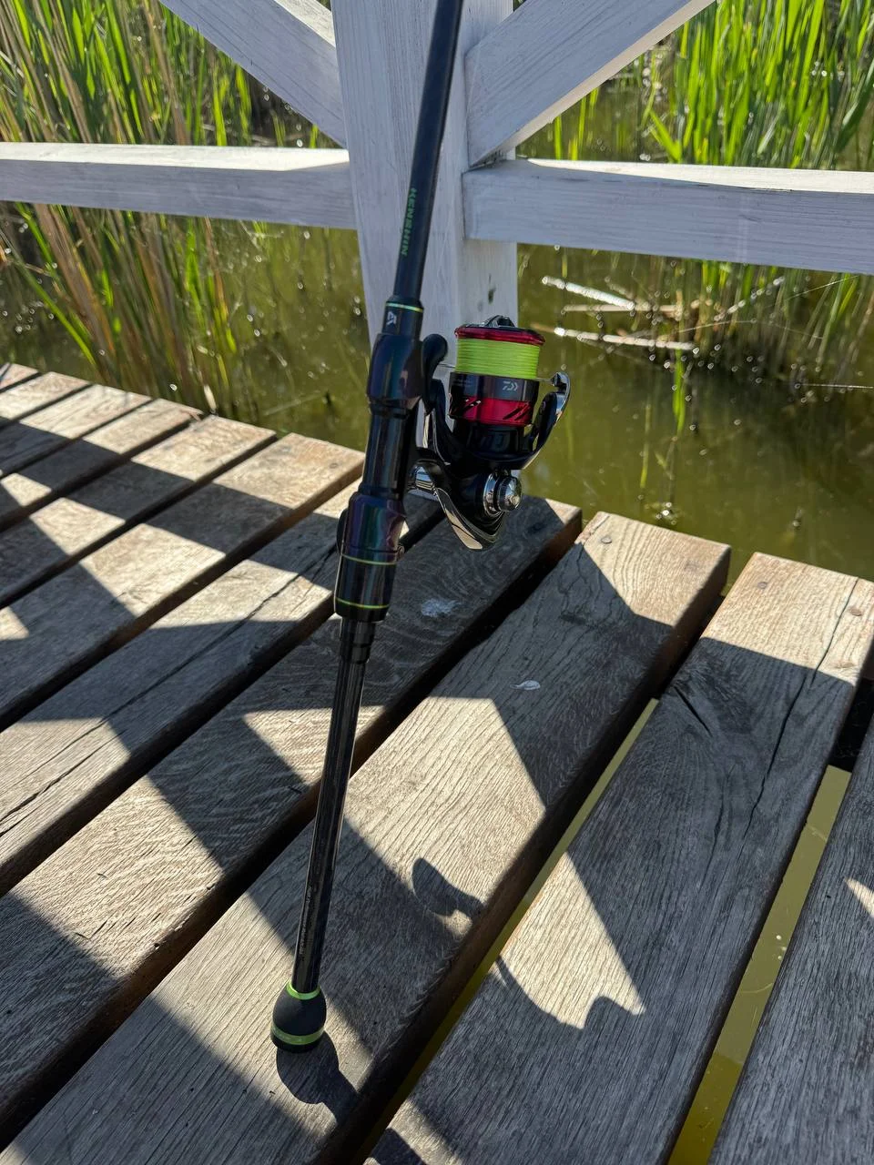 Комплект спінінг Azura 2-12 та котушка Daiwa Ninja 2500