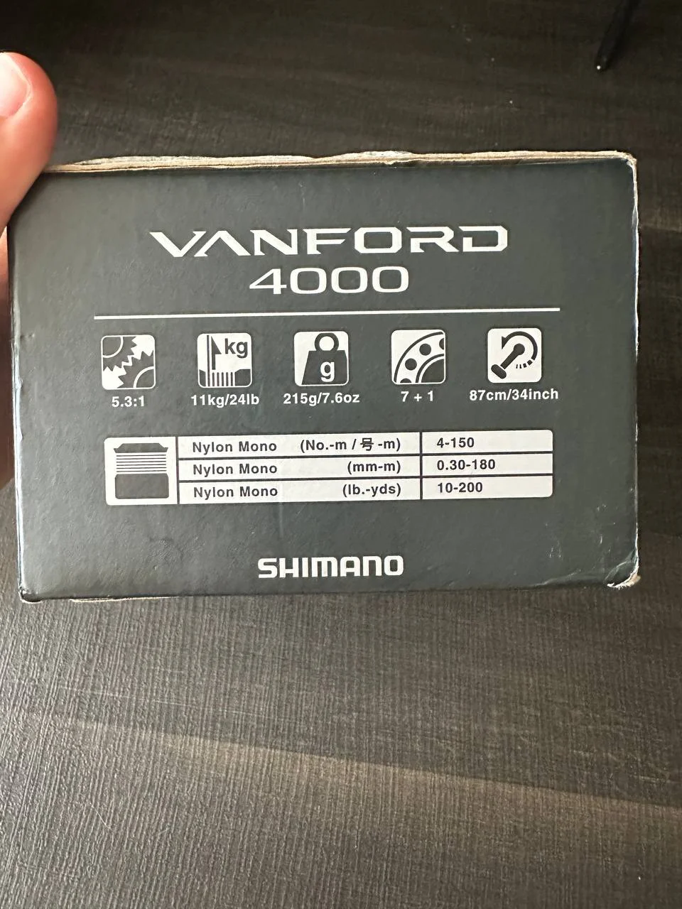 Котушка Shimano Vanford 4000