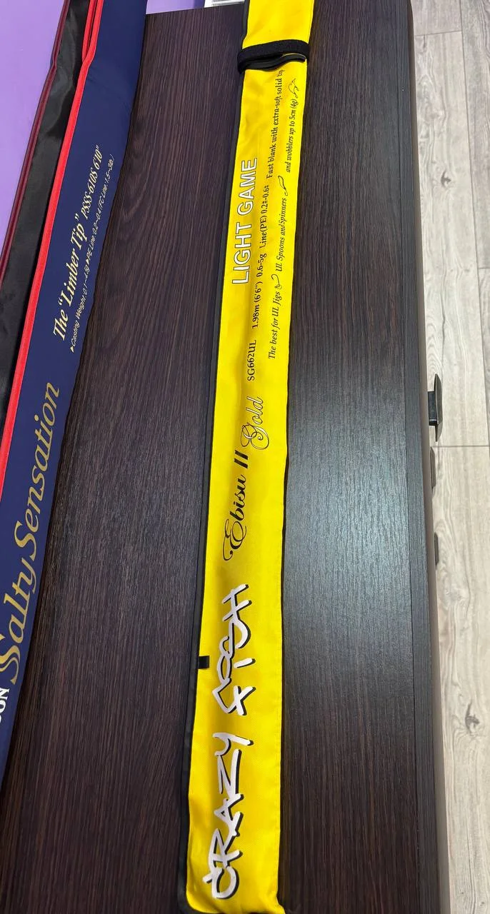Спінінг Crazy Fish Ebisu II Gold SG662SUL 198cm 0.6-5g