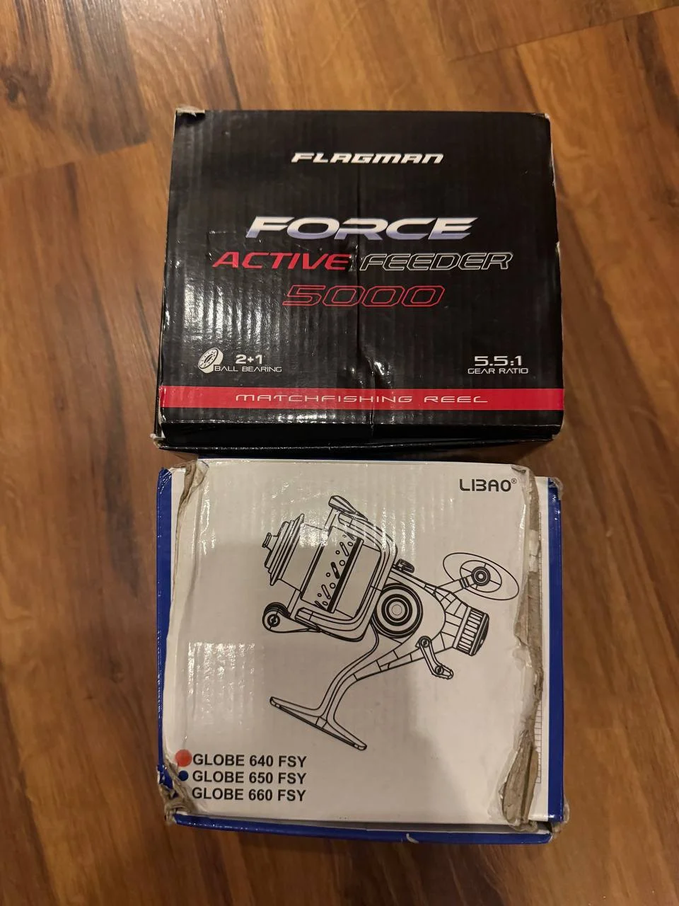 Короповий комплект: 2 вудилища Flagman Sensor Big Game (3.9м 3.5lb та спод 3.6м 4.5lb) та 2 котушки (Flagman Force Active 5000 та Libao Globe 640)
