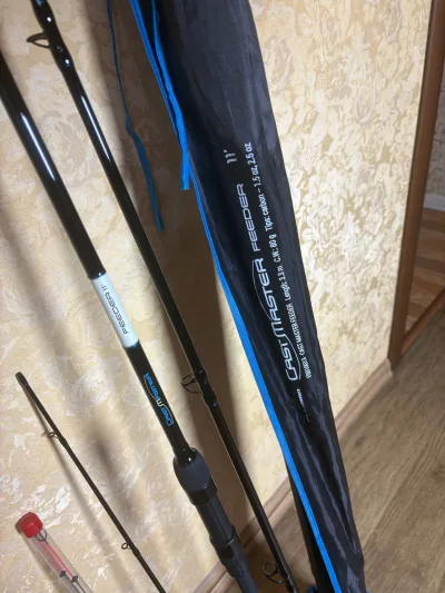 Комплект фідер Flagman Cast Master Feeder 2025 Allround 3.3m 80g та котушка Flagman Cast Master Feeder 5000