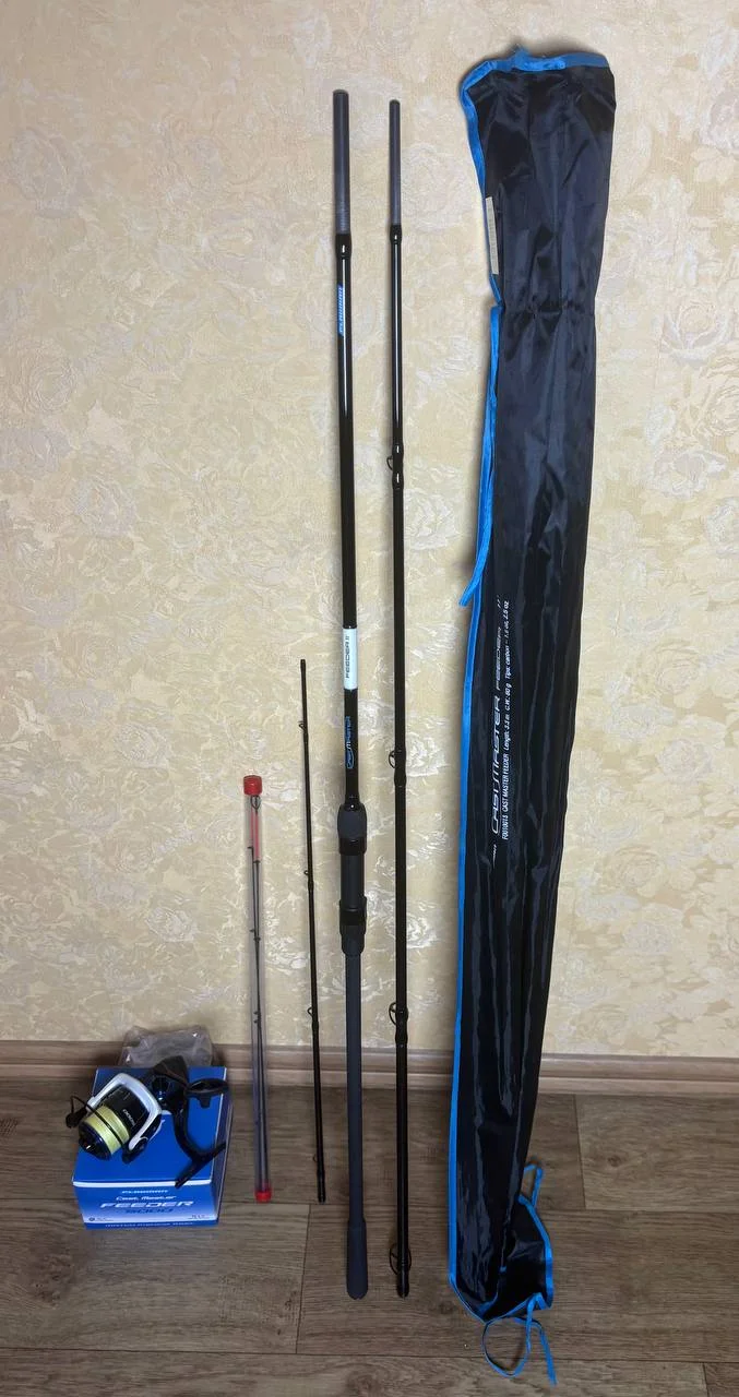 Комплект фідер Flagman Cast Master Feeder 2025 Allround 3.3m 80g та котушка Flagman Cast Master Feeder 5000