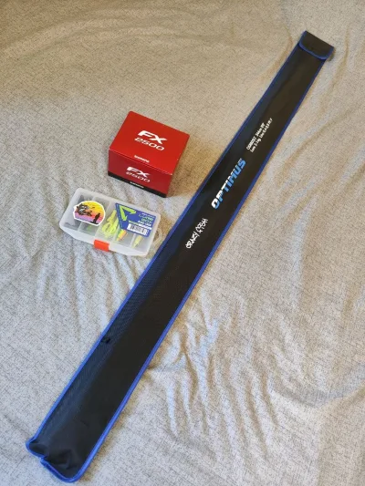 Комплект спінінг Crazy Fish Optimus 244 3-12г та котушка Shimano FX 2500
