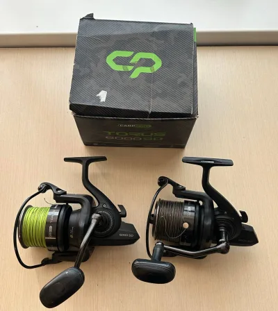 Котушки Carp Pro Torus 6000 SD (2 штуки з жилкою та шоклідером)