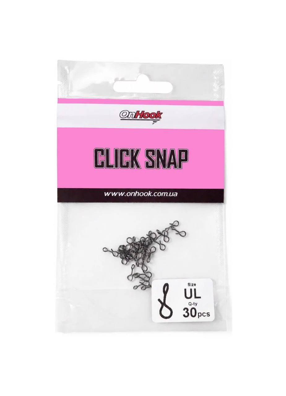 Застібки OnHook Click Snap для приманок