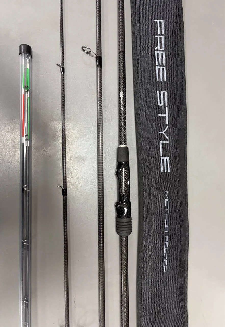 Комплект Carp Pro Free Style method feeder 3.6 м до 90г та котушка Flagman Armadale River 5000