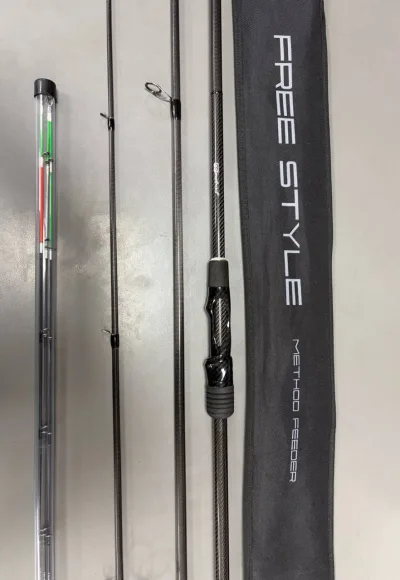 Комплект Carp Pro Free Style method feeder 3.6 м до 90г та котушка Flagman Armadale River 5000