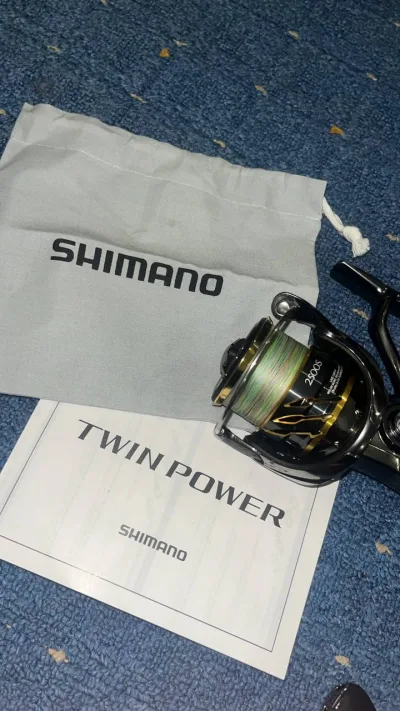 Котушка Shimano Twin Power 2500S + новий шнур YGK #0.5