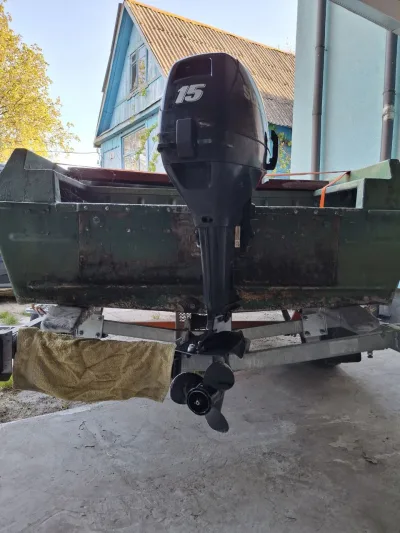 Човен Suzuki 15DT Крим з лафетом