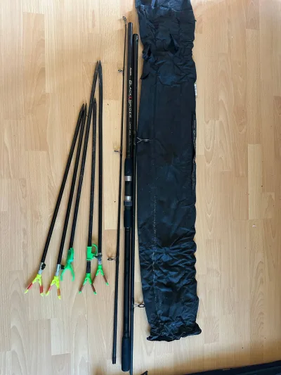 Коропове вудилище Kaida Black Spider Carp 3.6м 3lbs + Жорсткий тубус