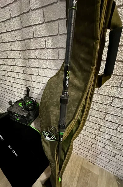 Rарповый комплект вудилище Carp Pro Rondel Spod 3.8м 5.5lb та котушка Carp Pro D-Carp 5500 FS New + + чехол Carp Pro Diamond Single Rod Sleeve