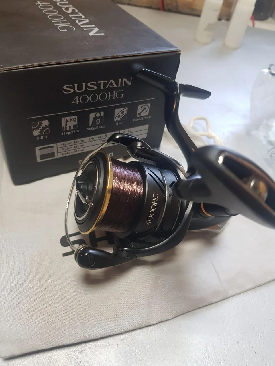 Котушка Shimano Sustain 4000HG