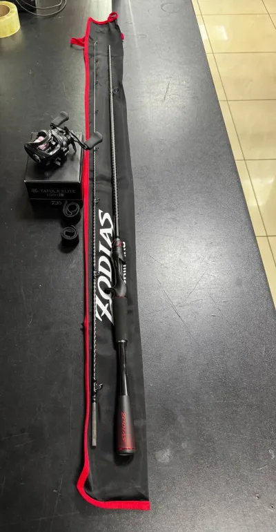 Комплект Shimano Zodias 166M-2 Daiwa Tatula 100HL