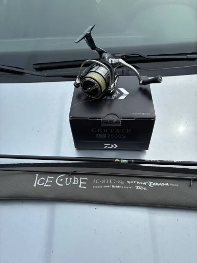 Спінінг Tict Ice Cube IC-83TT-Sis, 0.8-12g, 2.51м + Daiwa 19 Certate LT2500S