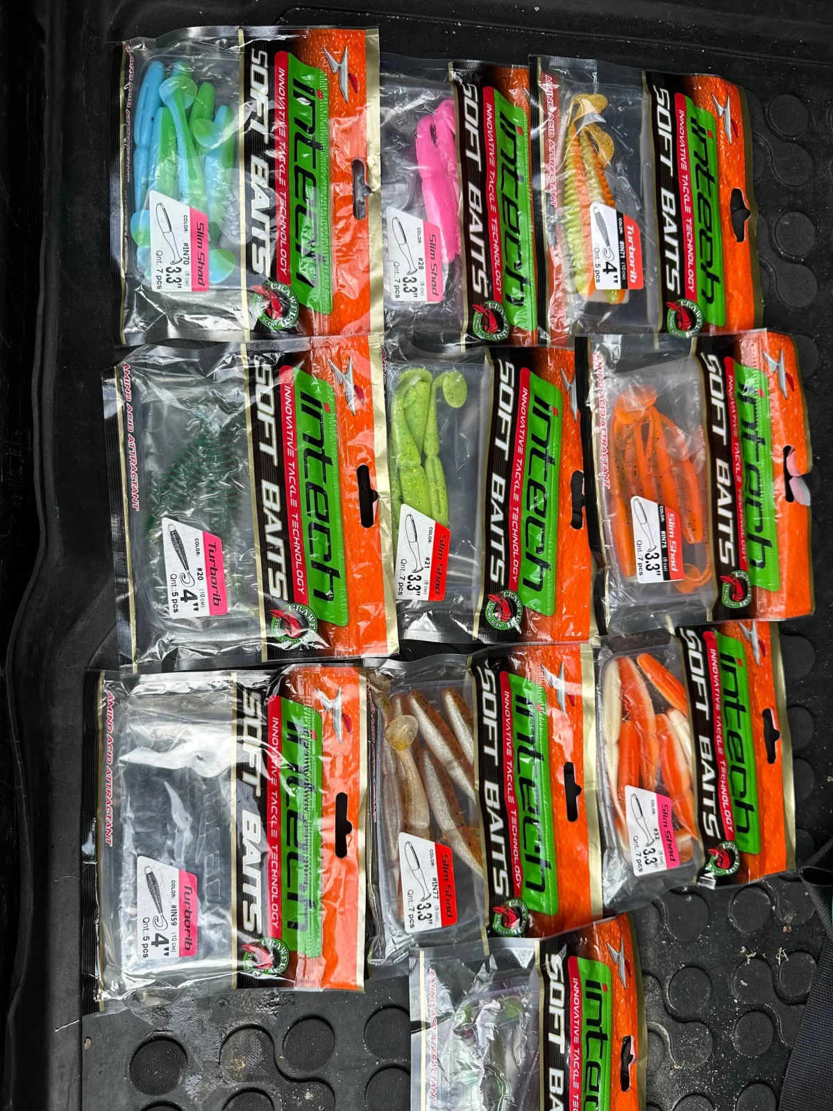 Набір Intech Soft Baits 3.3 та 4"
