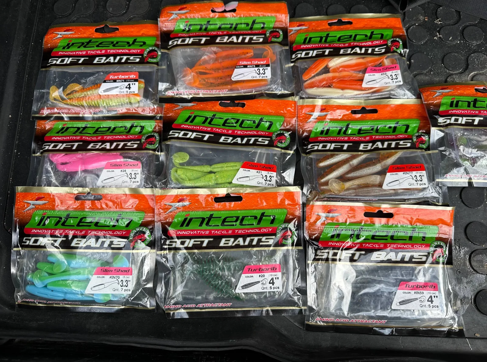 Набір Intech Soft Baits 3.3 та 4"