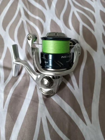 Котушка Shimano Nexave зі шнуром PE 0.08