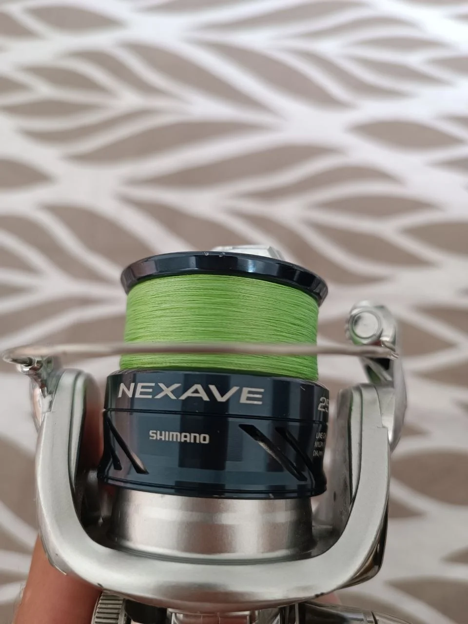 Котушка Shimano Nexave зі шнуром PE 0.08