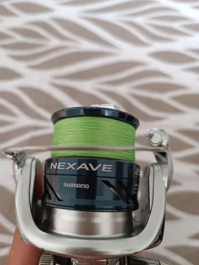 Котушка Shimano Nexave зі шнуром PE 0.08