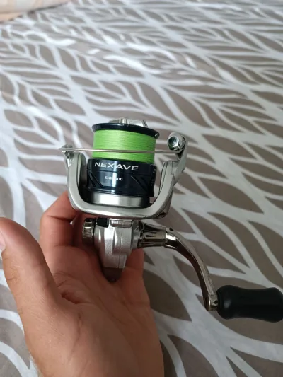 Котушка Shimano Nexave зі шнуром PE 0.08