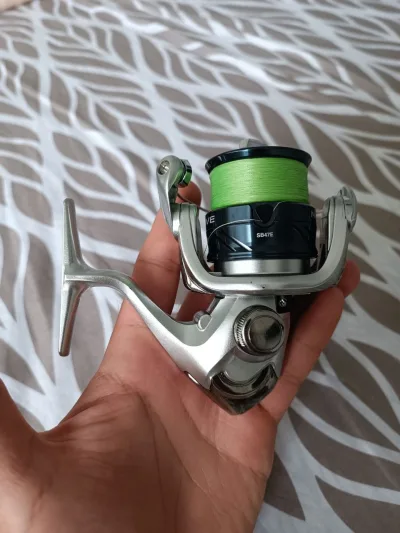 Котушка Shimano Nexave зі шнуром PE 0.08