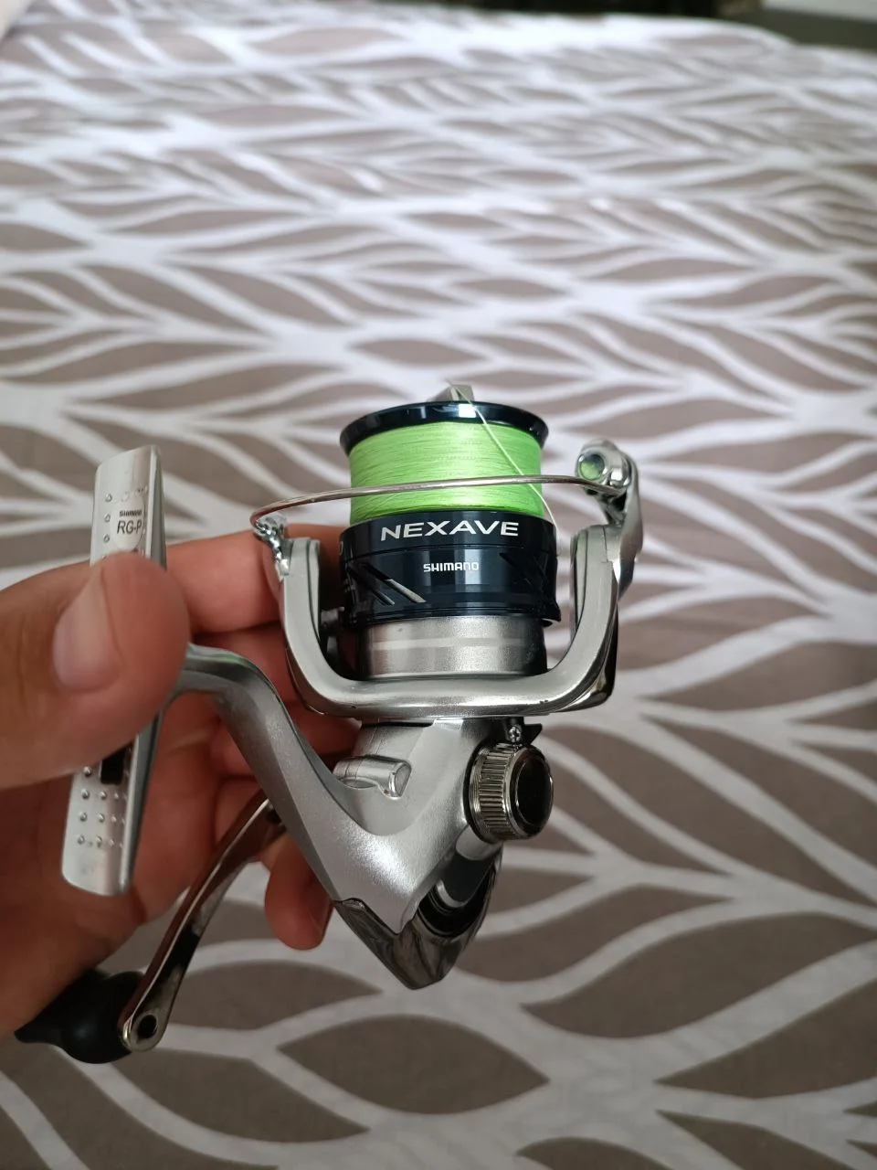 Котушка Shimano Nexave зі шнуром PE 0.08