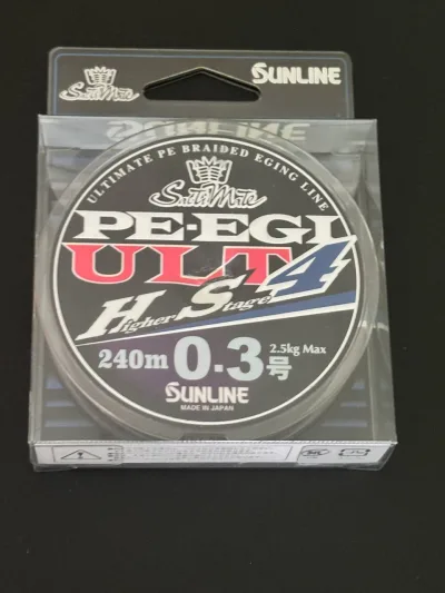 Шнур Sunline PE EGI ULT HS 0.3# 220м