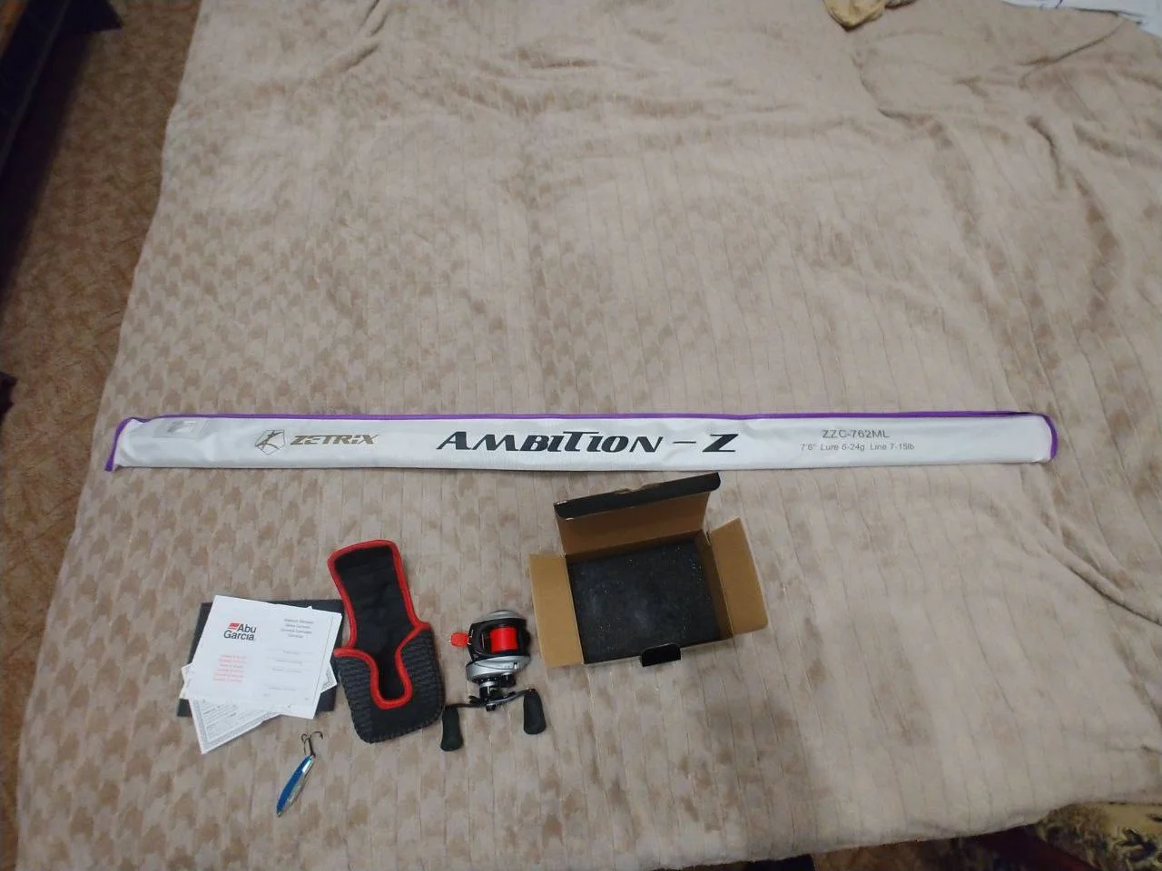 Комплект кастинговий Zetrix Ambition-Z ZZC-762ML та котушка Abu Garcia REVO4 STX
