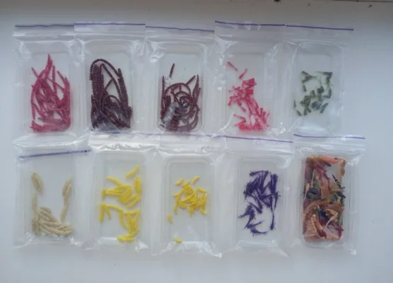 Набір Sweetbaits силікон і мормишки 0.14-0.28г