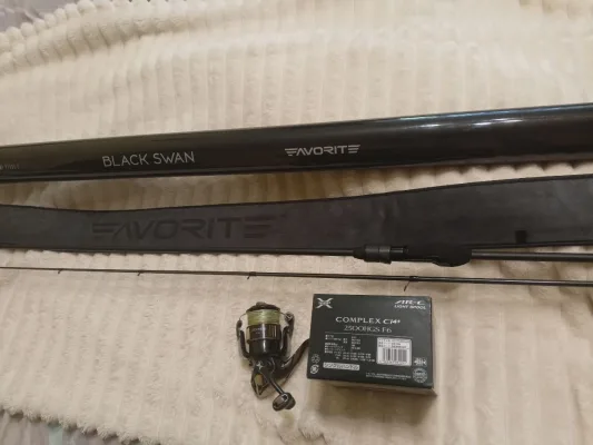 Комплект Favorite Black Swan 7112 2-10г Shimano Complex 2500 HD