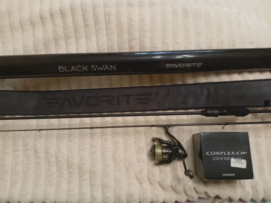 Комплект Favorite Black Swan 7112 2-10г Shimano Complex 2500 HD