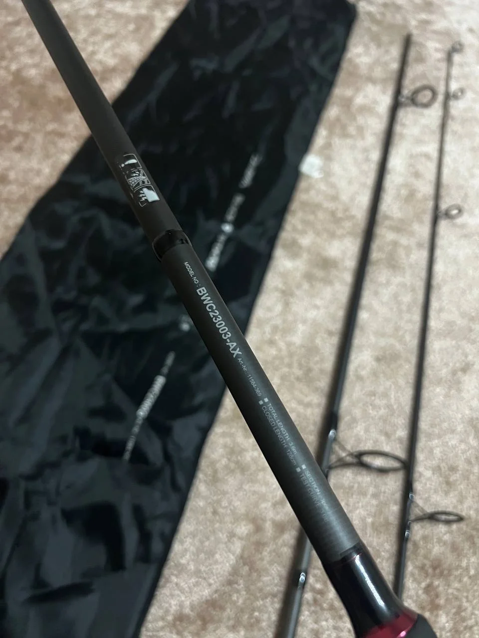 Коропове вудилище Daiwa Black Widow XT Carp 3.60м 3lb