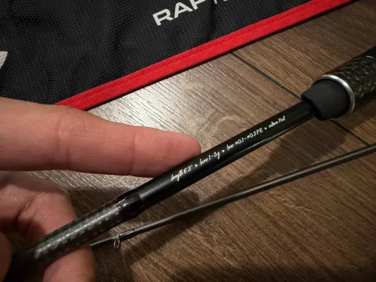 Спінінг Favorite Rapid RAPTZ-632SUL-T 1.92м 1-5г