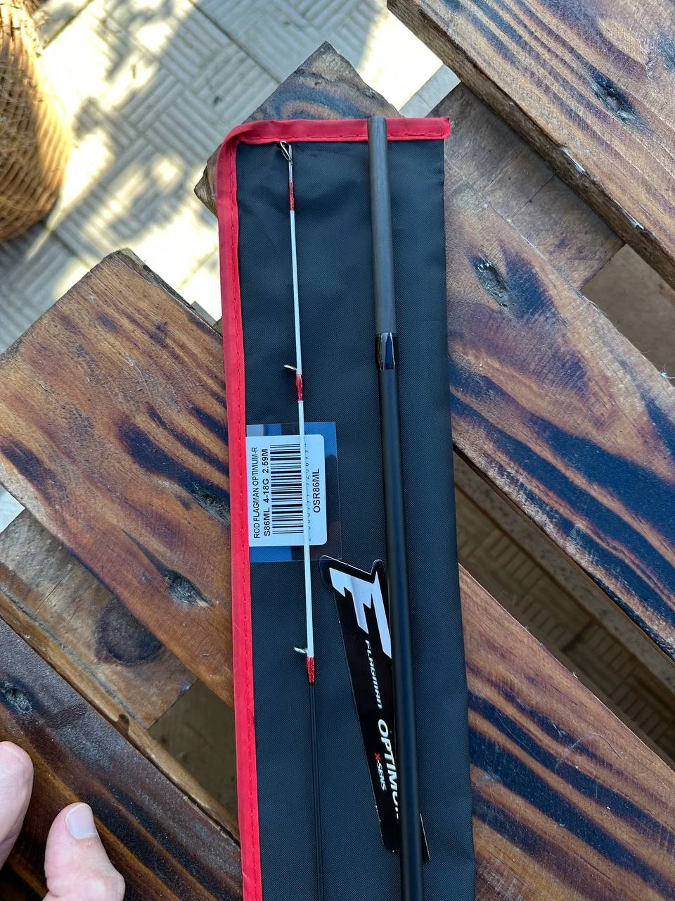 Спінінг Flagman Optimum Red S86ML 2.59м 4-18г