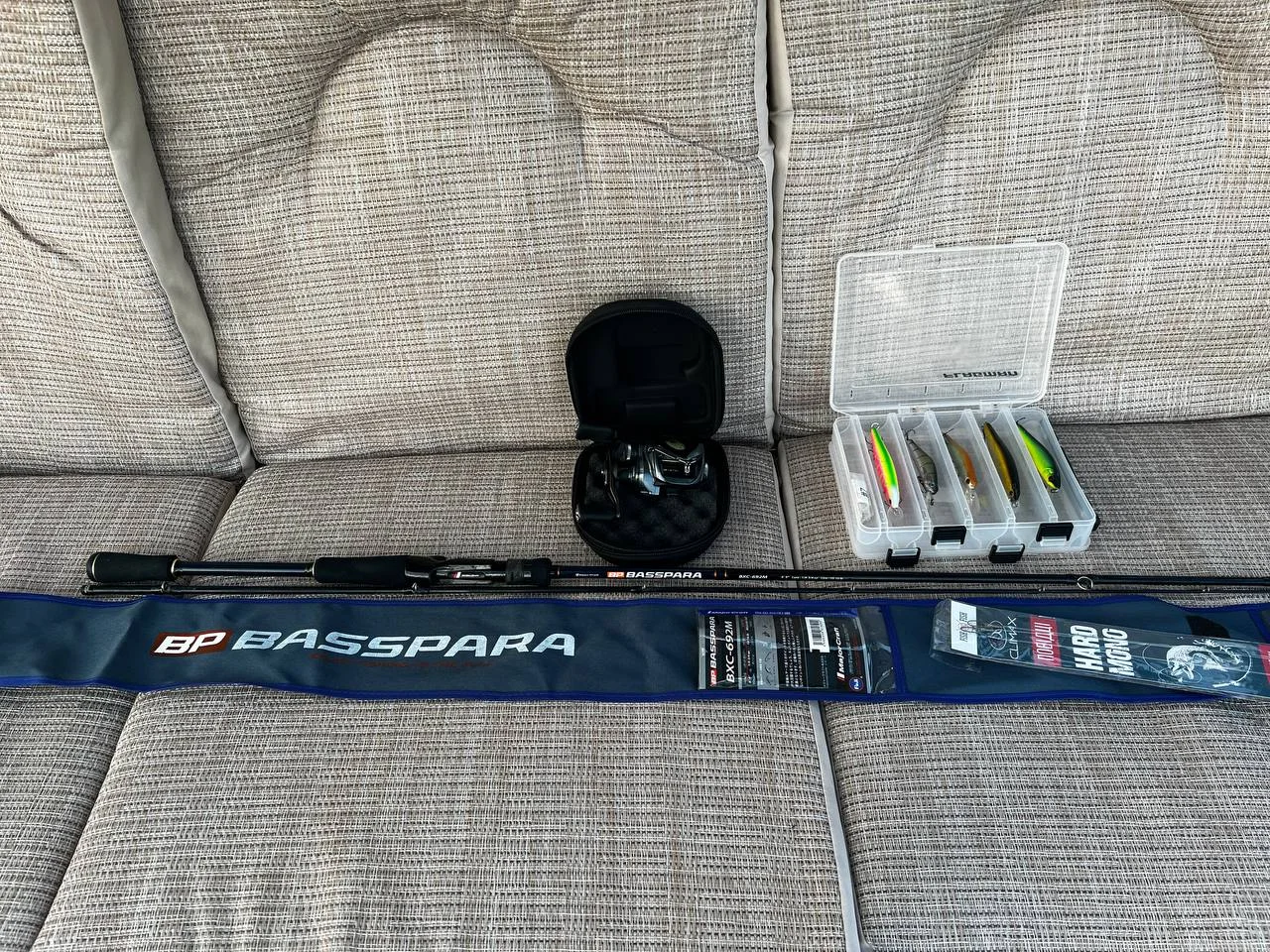 Комплект вудлище Major Craft Baspara та мультиплікатор Daiwa