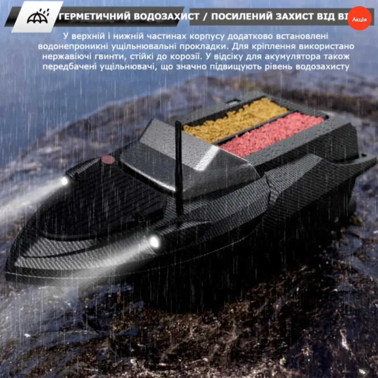 Кораблик Flytec V080 GPS з ехолотом