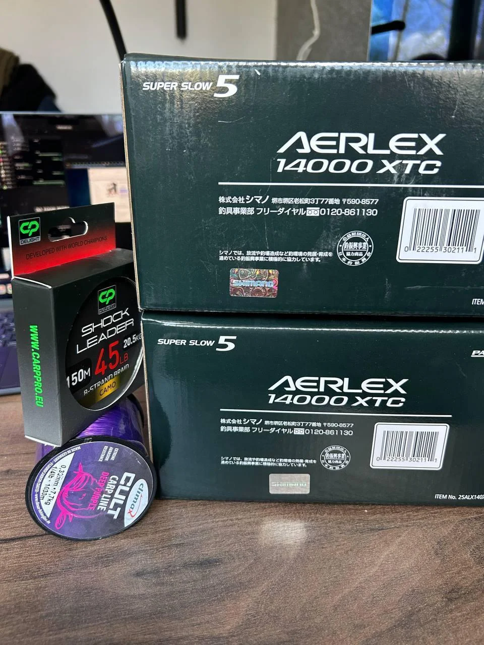 Котушки Shimano Aerlex XTC 14000 (пара)