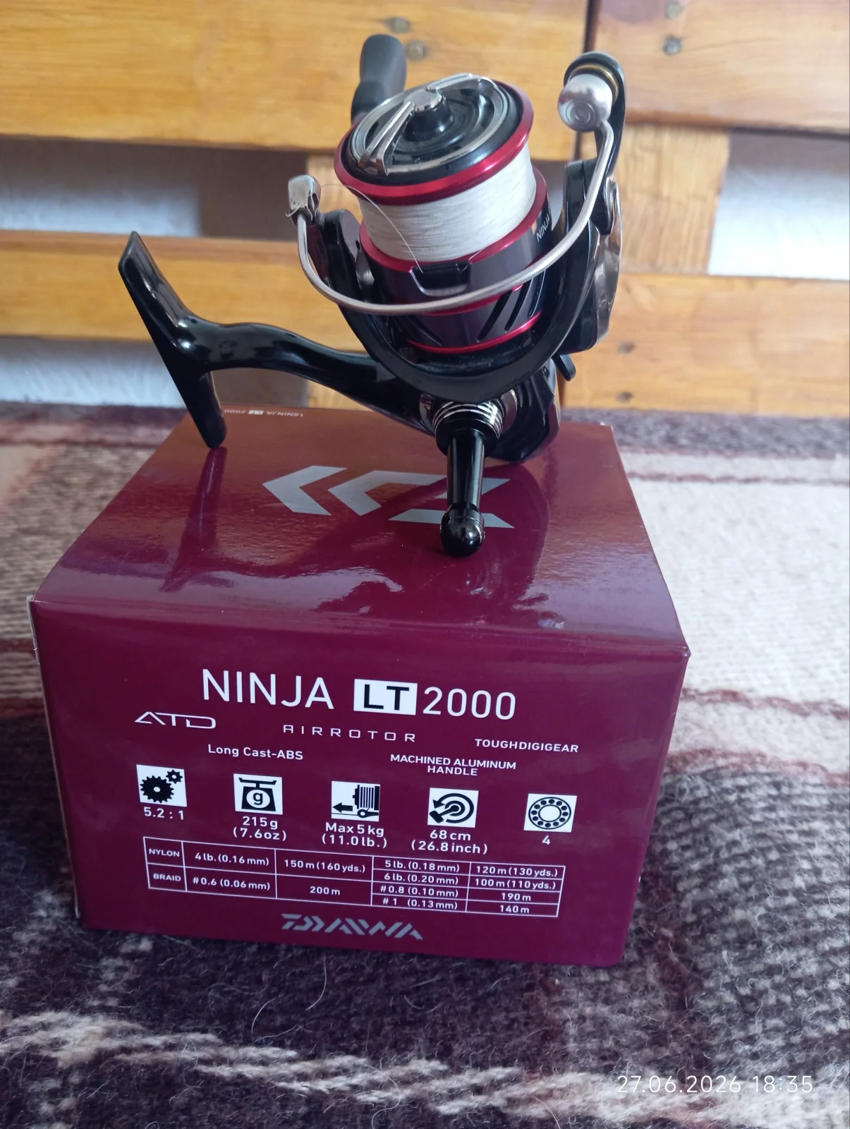 Котушка Daiwa Ninja LT 2000